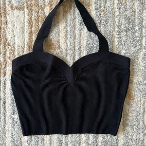 Aritizia Babaton sculpt knit sweetheart halter